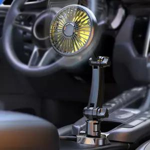 바이크 오토바이컵홀더 거치대 12V/24V 2 in 1 차량용 팬 컵홀더 받침대 USB 3단 속도 자동차 SUV RV 트럭