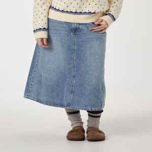 [AK수원점] [후아유] 여성 Long Denim Skirt WHWJF4955F