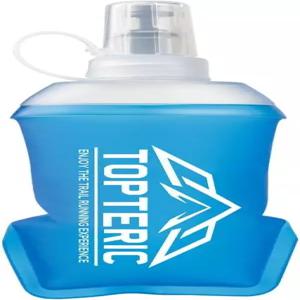TOPTERIC 접이식 소프트 플라스크 물병 수분 팩/런닝 조끼용 T 유연 BPA/PVC 프리 러닝 하이킹 사이클링