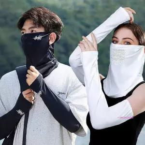 쿨링마스크 여자 여성 남성 팔토시세트 남자 골프 햇빛 자전거 자외선차단 커버 쿨마스크 라이딩 가리개nop