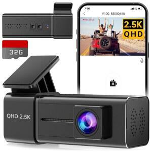 대시 캠 자동차용 5K WiFi 카메라 앱 탑재 EYEEGER 미니 G센서 루프 녹화 야간 투시 주차 모드 32G SD 카드 256GB 지원