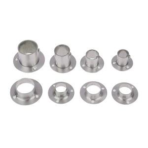 옷장용 스테인리스 스틸 파이프 지지대 19 튜브 시트 직경 브래킷 32MM 플랜지 걸이