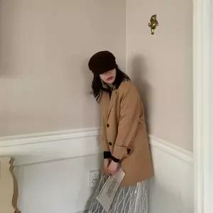 여성 기본 버튼 포켓 재킷 자켓 외투 겉옷 아우터