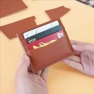 수제 카드 지갑 만들기 핸드메이드 diy 카드 지갑 가죽 키트