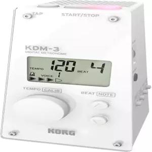 Korg KDM3WH 디지털 메트로놈 - 화이트 White KDM-3