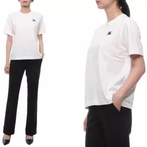 [AK원주점] [버버리] 26SS 여성 EKD 자수 반팔티셔츠 (8111948 SALT 26S)