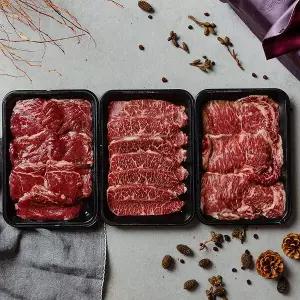 마장동 프리미엄 특수부위3종 선물세트1.2kg(새우살,살치살,갈비살,각400g)