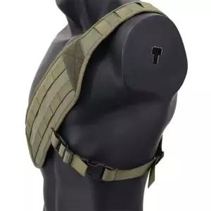 퀵 릴리스 조끼 전술 Molle 시스템 야외 고품질 1000D 나일론 남자 가슴 가방 사냥 스포츠 어깨 Crossbody