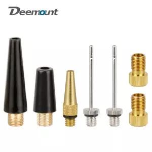 농구 Footn flatable 바늘 공기 밸브 어댑터 펌프 공에 대 한 6PCS 풍선 장난감 팽창기 노즐 익스텐더
