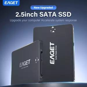 EAGET S205 2.5인치 SATA III 내장 SSD 솔리드 스테이트 드라이브 120GB 노트북 데스크탑 PC용