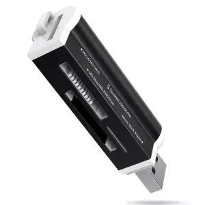 마이크로 SD T-플래시 MMC SDHC MS PRO DUO TF M2 메모리 스틱용 고속 멀티 USB 2.0 올인원 카드 리더기