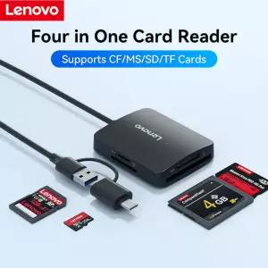 레노버 H104 USB 3.0 단일 카드 리더기 SD TF 마이크로 메모리 휴대용 고속
