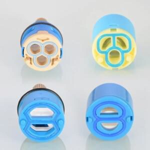 1pcs 세라믹 밸브 25mm30mm35mm40mm 코어 믹서 온도 조절 카트리지 수도꼭지 주방 욕실 세면대 샤워 탭 액