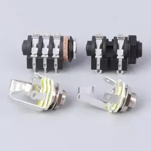 REAN TRS 스테레오 35MM 금속 3극 S230 오디오 모노 TS 장착 소켓 패널 C