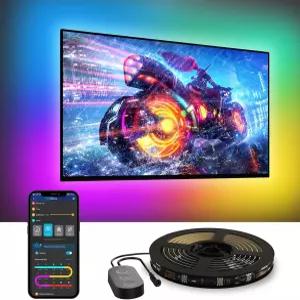Govee TV LED 백라이트 55-65인치 RGBIC 스마트 스트립 조명 블루투스 및 Wi-Fi APP 제어 Alexa Google