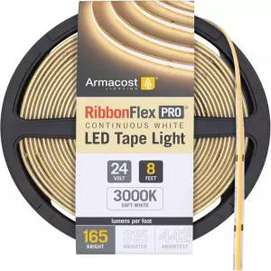 아마코스트 조명 리본플렉스 프로 24V 화이트 COB LED 스트립 라이트 테이프 3000K 165루멘/피트 250M
