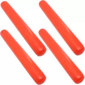 스포츠 치어리딩을 위한 HANABASS 4Pcs 풍선 응원봉 90cm 두께의 노이즈 메이커와 파티 컬러풀한 팀 붐