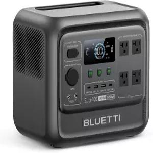 블루티 00V2 2025년형 태양광 발전기 024Wh LFP 배터리 백업 800W AC 콘센트 4개 35 소형 캠핑 정전 및 UPS