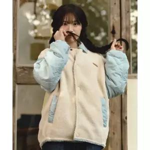 매장정품 코닥 KODAK 브라우니 리버시블 카라 패딩 자켓 LIGHT BLUE K5423LPJ9L 700796