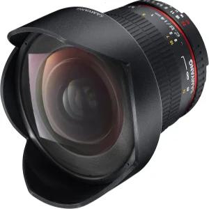 E용 삼양 4mm F28 풀프레임 울트라 와이드 앵글 내장 AE 칩 수동 초점 저왜곡 조리개 꽃잎 후드 원 사이즈