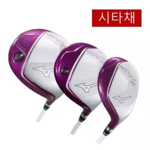중고 [시타채] 미즈노 JPX Q 드라이버, 5번 우드, 4번 유틸리티 세트 미즈노 코