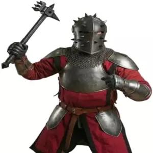 헬멧이 된 중세 강철 갑옷 풀 세트 가슴판 태셋 건틀릿 팔 및 다리 보호대 LARP 프레 할로윈 튬을 위한