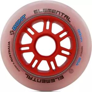 본트 스케이트 85A 엘리멘탈 인라인 스피드 휠 올 라운더 실내 실외 90mm 25mm 단일