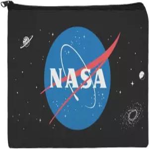 NASA 공식 미트볼 로고 펜 정리함 지퍼 파우치 케이스