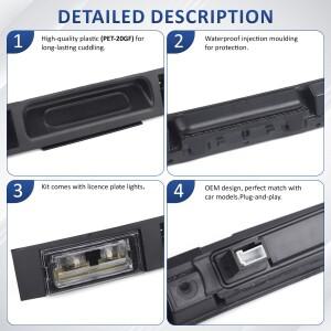 BMW E83 X3 2004-2010 블랙 테일게이트 스위치 어셈블리 램프 포함 투어링 부트 트렁크 리드 리어 핸들 키
