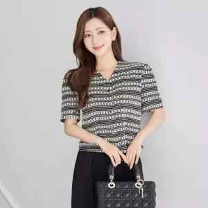 [모리스커밍홈] 에스닉 패턴 크롭 퍼프자켓_M2605JK046B