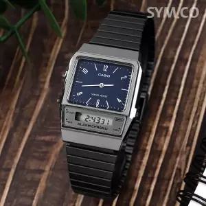 카시오 프리버클 아나디지 메탈시계 AQ-800EB-2A c158