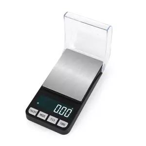 pc 고정밀 USB 충전 주얼리 저울 00g 미니 전자 포켓 정확한 디지털 무게 배터리 500g0g