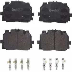 Brembo P8565 로우멧 프론트 디스크 브레이크 패드 세트 AUDI OE 4K06985