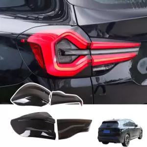 BMW X3 G0 iX3 X3M 208202 자동차 리어 램프 그늘막 브레이크 표시등 후진등 블랙 커버 액세서리용