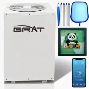 온수 욕조 및 풀 인버터 히트 펌프 35000 BTU 전기 수영장 히터 00000 갤런 지상 수영장용 WiFi 지원 머