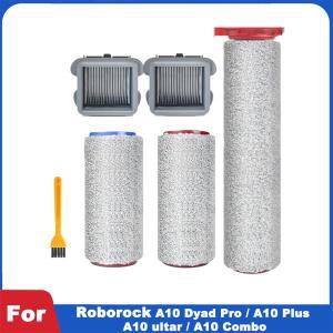 Roborock Dyad Pro 콤보 습식 건식 배큠 청소기용 교체 메인 롤링 브러시 필터 A10 Plus Ultar WD2H1A 부품