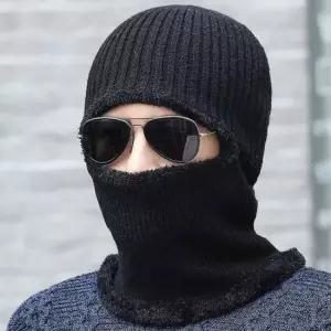 남여공용 방한 두건 얼굴 전면 보호 겨울 두건비니 귀마개