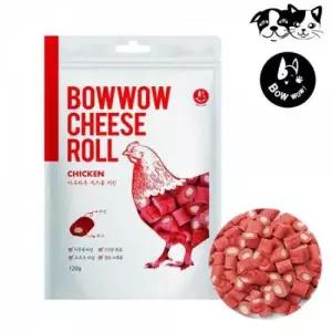 바우와우 치즈롤 (치킨맛) 120g (강아지 간식)