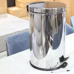 쓰레기통 키친프리 스텐 페달 휴지통 20L