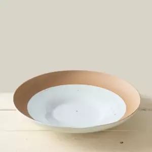 반찬기 이천도자기 순수화 파스타접시 대형 그릇 식기 대접시 플레이트 27cm