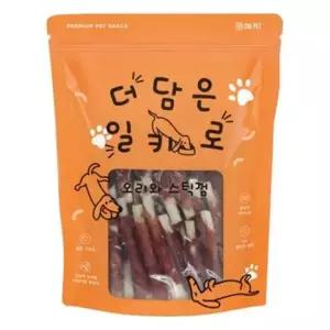 [무료배송] 강아지 더담은 오리스틱껌 1kg 반려견 대용량 간식