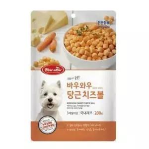 바우와우 치즈볼 당근치즈볼 200g 3개묶음