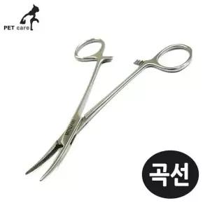 애완용품 ARMICO 겸자가위 곡선 미용용품 강아지 강아지