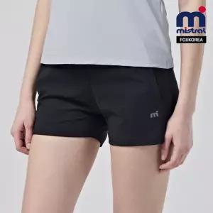 미스트랄 여성 3부 스판 팬츠 BLACK - SPPHS664416
