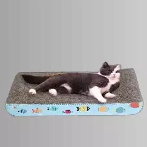 고양이 스크래쳐 소파 웨이브형 스크래쳐 용품 고양이