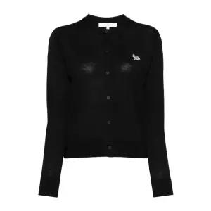 로고 자수 울 가디건 MW00507 KT1036P199