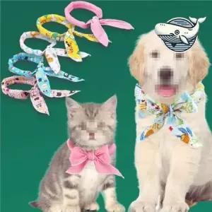 여름 애완동물 쿨 스카프 강아지 고양이 아이스 강아지쿨티