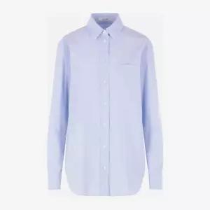 체스트 패치 포켓 코튼 샴브레이 셔츠 10477 W4294LSB