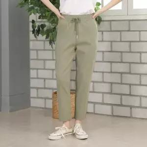 [하프클럽/]bns 여성 뉴 면스판 팬츠 일자 바지 트레이닝 바스락 나일론 여자