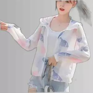 여성 자외선 차단 나들이 외출 얇은 후드 집업 패션